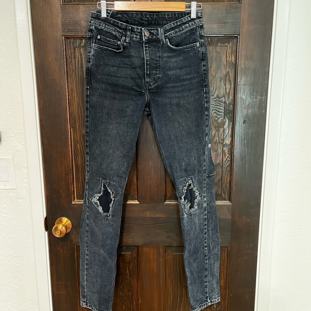 Men’s Ksubi 30” straight leg jeans dark blue